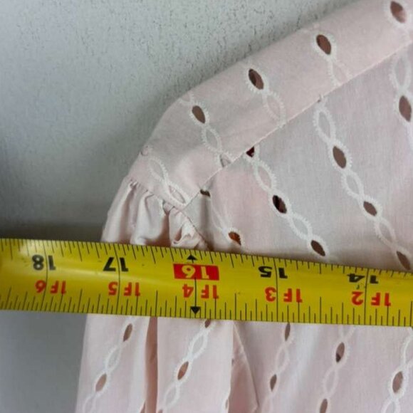 Maje Women Broderie Anglaise Shirt Pink Size Xs/Small - Picture 2 of 12